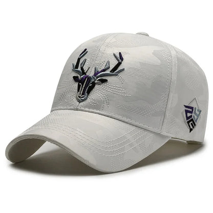 Silver Stag - Embroidered Cap