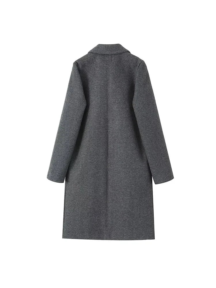 Velana Open V-line Trench Coat