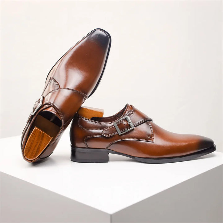 Marc Ventura Single Monk Strap Leather Shoe