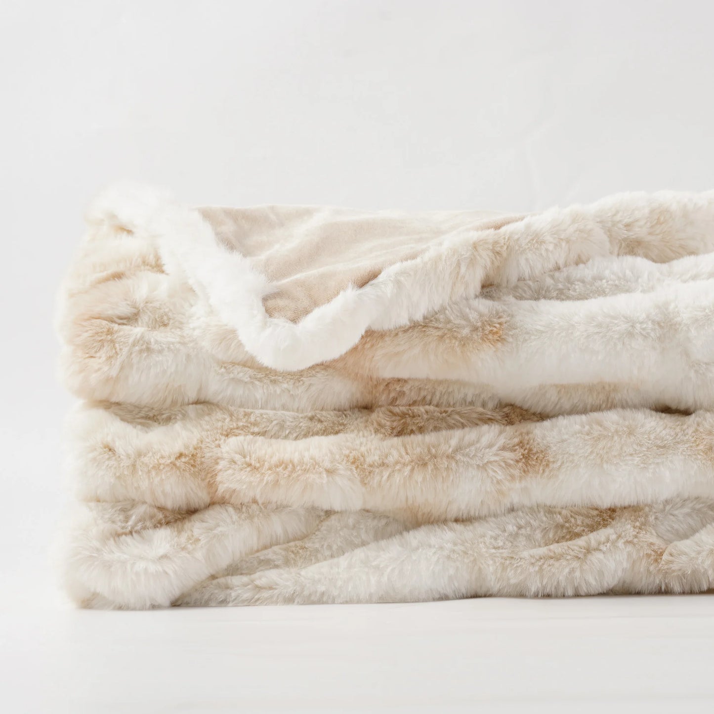 Versailles Faux Rabbit Fur Blanket