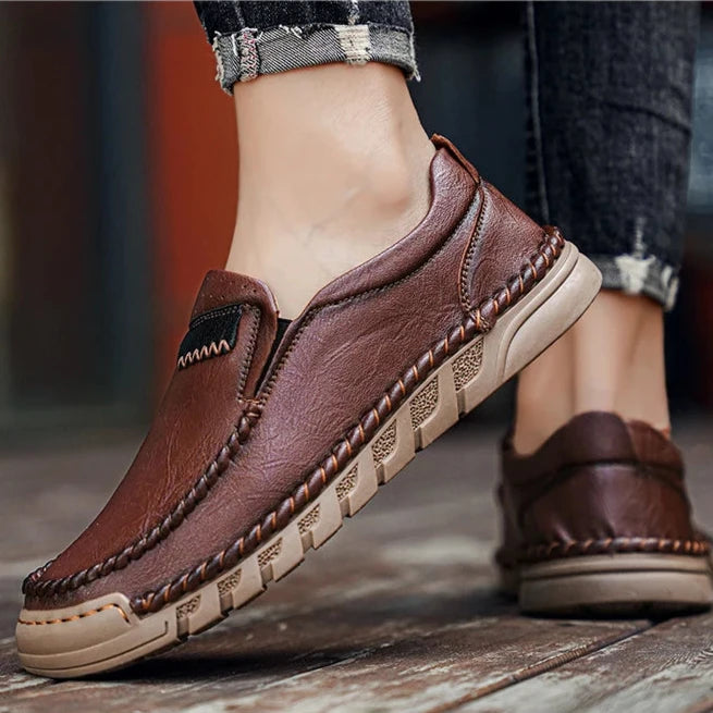 Riverstone - Leather Moccasins