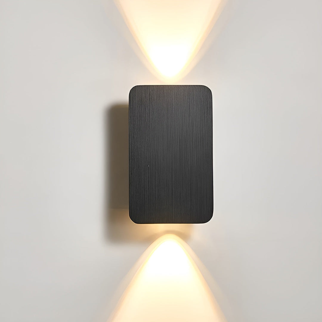 Minimalist Wood Finish LED Wall Lamp