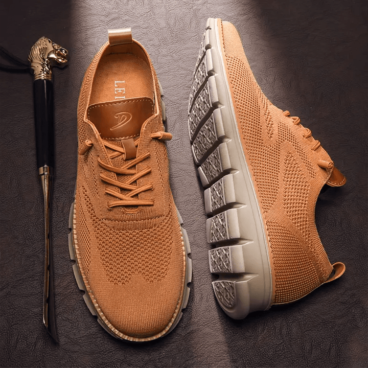 Arthur Textured Knit Oxfords | Lace-Up Sneaker Sole Oxfords