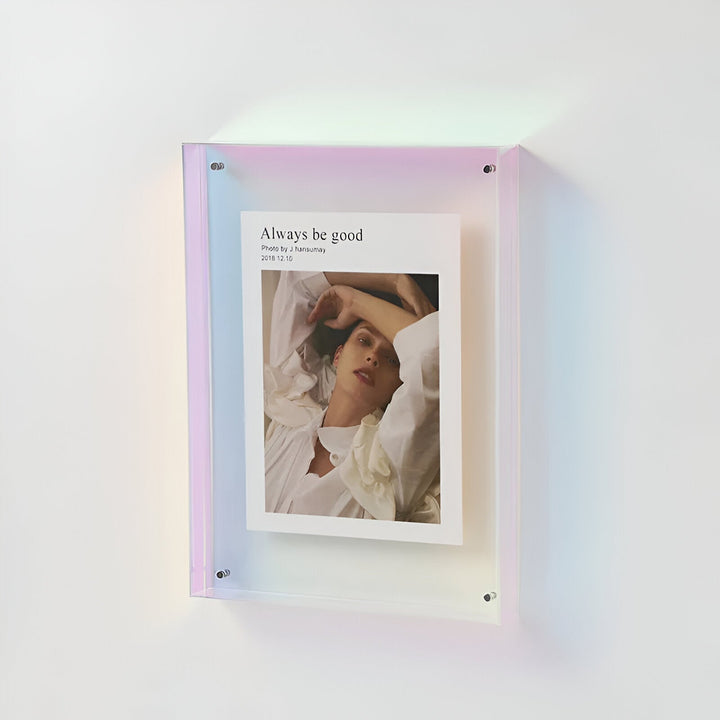 Modern Acrylic Picture Frame With Transparent Design