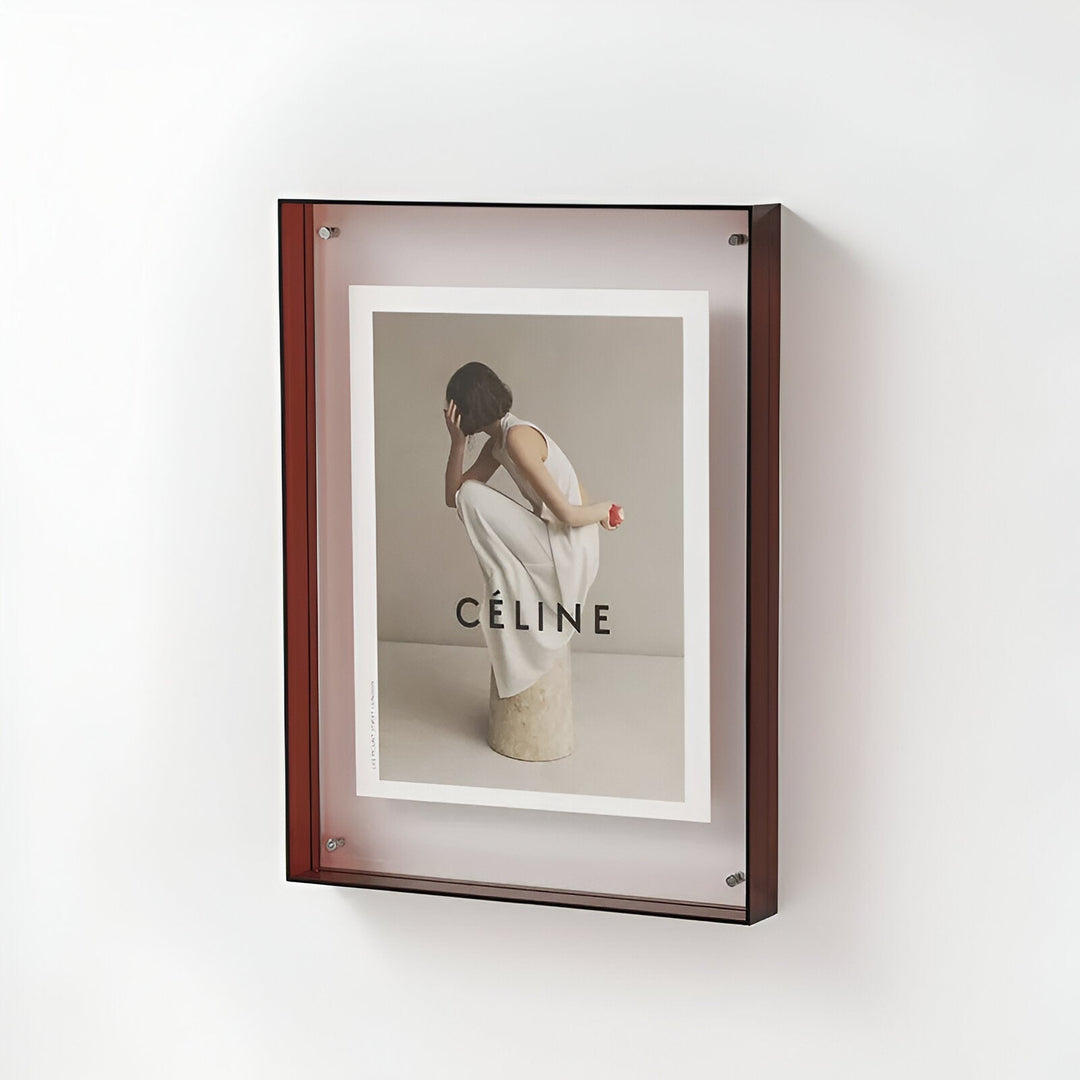 Modern Acrylic Picture Frame With Transparent Design