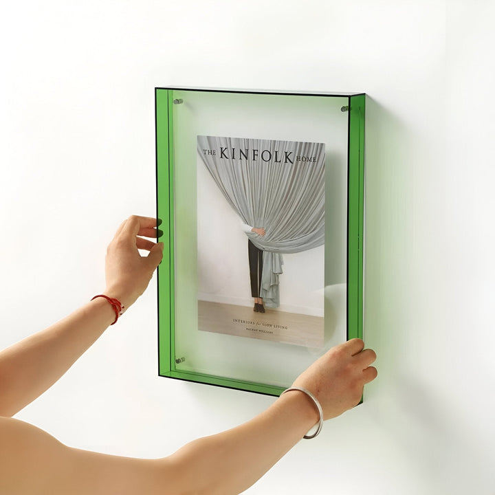 Modern Acrylic Picture Frame With Transparent Design