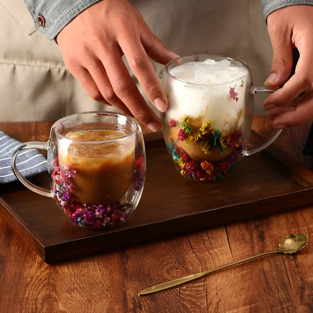 Dried Flower Glass Set