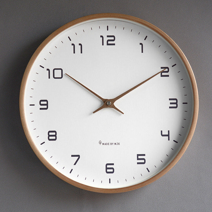 Minimalist Wooden Frame Wall Clock