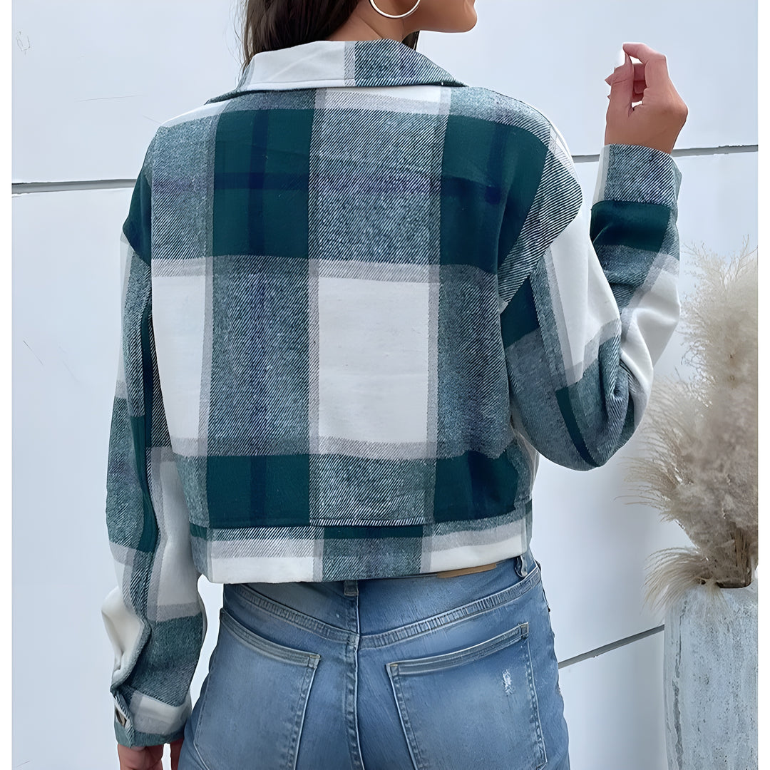 Emma Plaid-Wash Jacket