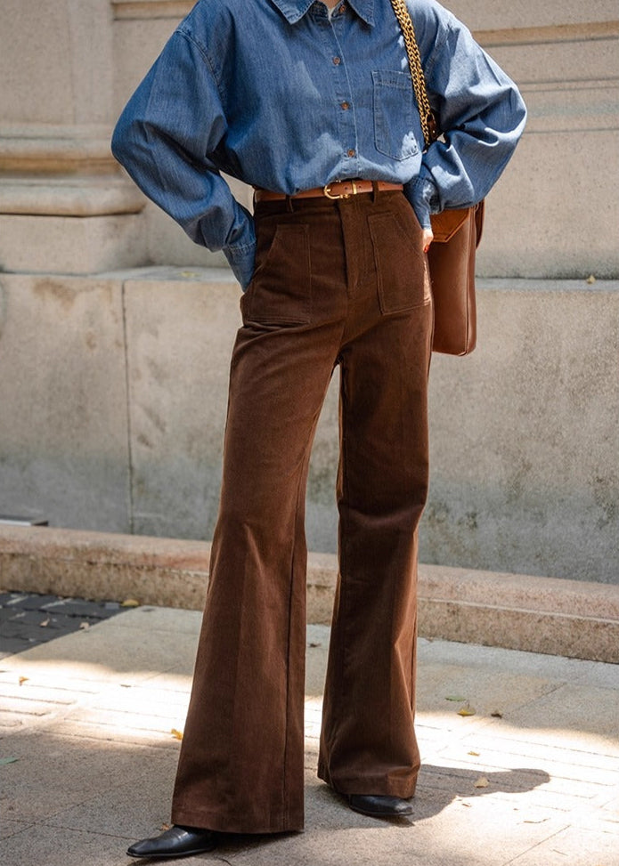 Corduroy Palazzo Pants