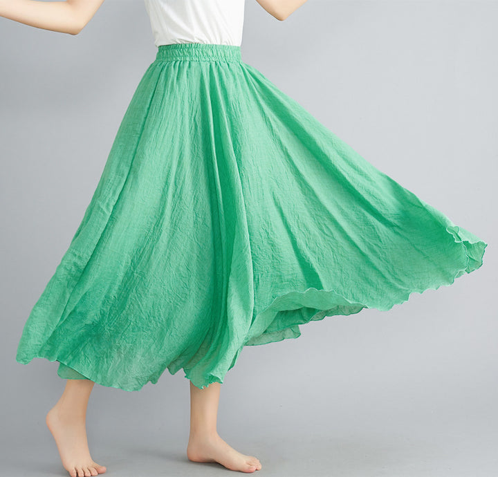 Maci Rhode - Cotton Linen Maxi Skirt