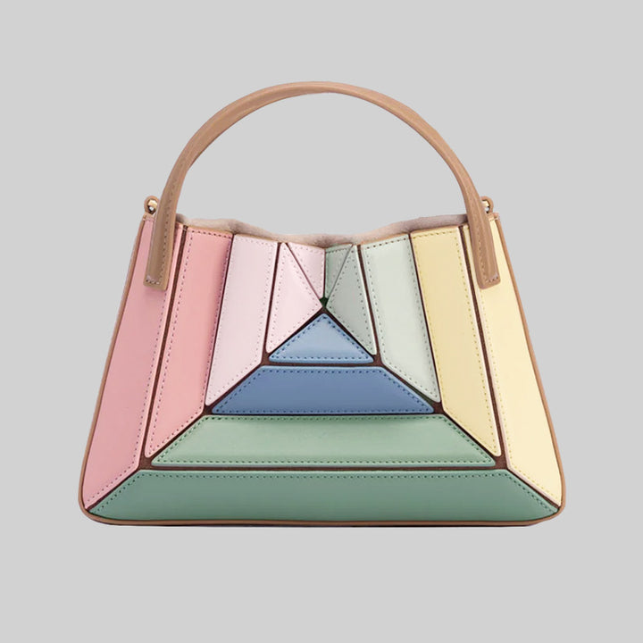 Amber Color-Block Bag